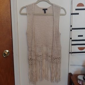 3 for $23 Crochet Fringe Festival Vest